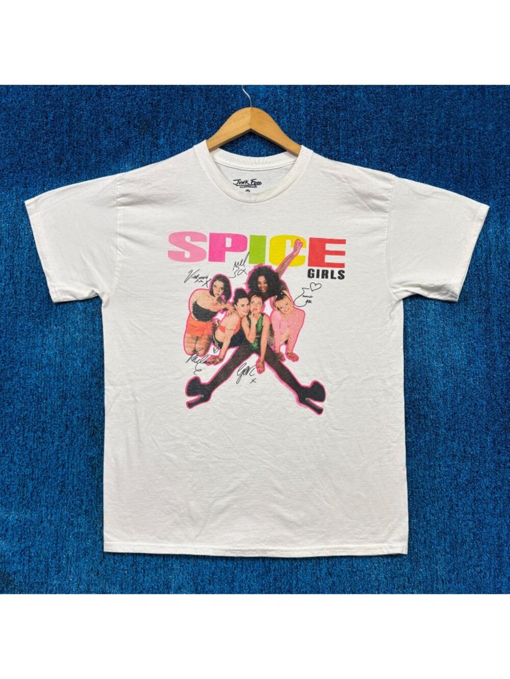 Spice Girls "Autographed" Graphic T-Shirt Size Medium